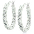 Fashion Cubic Zirconia jewelry hoop earrings